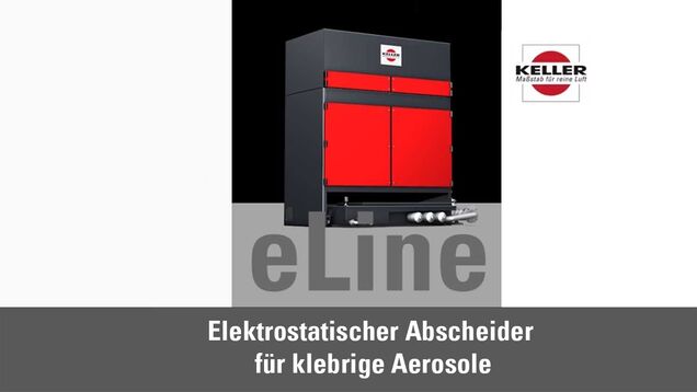 eLine Elektrostatischer Abscheider fuer klebrige Aerosole 03