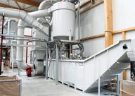 At the extruders, adhesive gases escape as well as dust. This challenging air cleaning task is solved with the VDN-TA wet separator, which improves air quality at the extruders and inside the plant.