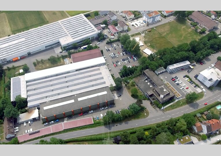 The headquarters of Keller Lufttechnik GmbH + Co. KG in Kirchheim unter Teck near Stuttgart.